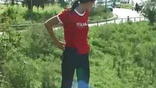 Admirável loira cava ...